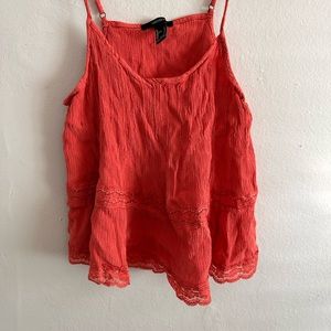 Flowy crop top tank top